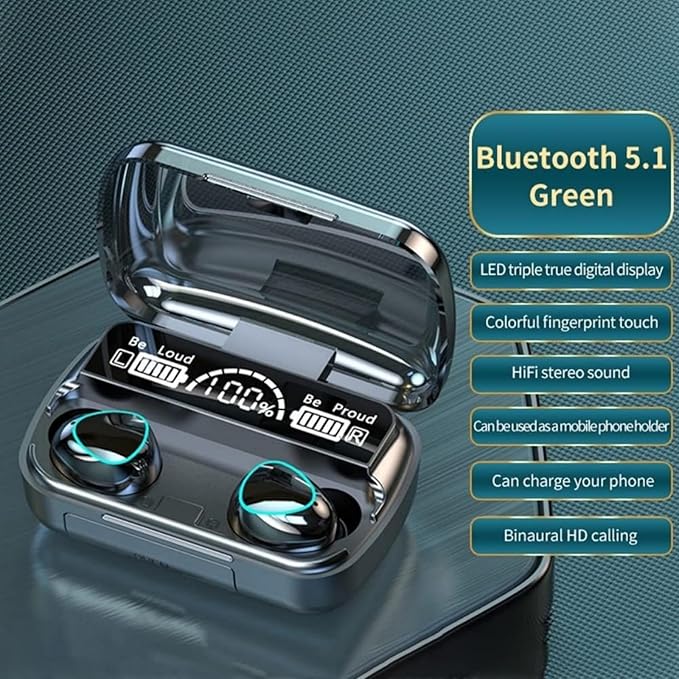 M10 Wireless Headphones with Mic Bluetooth 5.1 Touch Control Noise Reduction Headphones